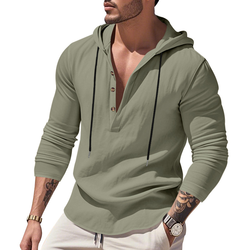 Surenow Mens Patchwork Crewneck Sweatshirt Long-Sleeve Lightweight Terry Sweatshirt Casual Workout Pullover Shirt Tops